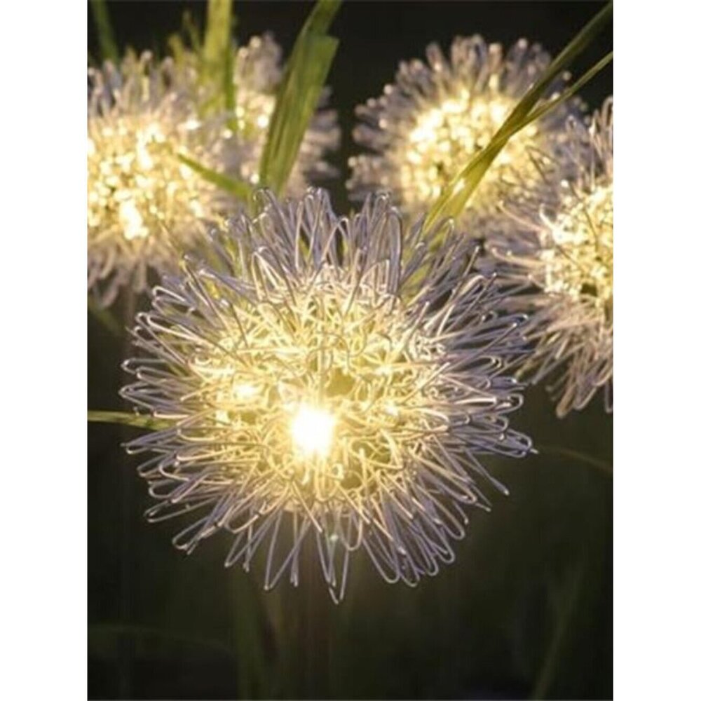 Solar Garden Lights Outdoor 4 Pack Dandelion Style